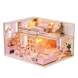 [나만의 미니 왕국]DIY 미니어처 하우스 - 핑크 드림 하우스