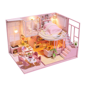 [나만의 미니 왕국]DIY 미니어처 하우스 - 핑크 드림 빅 하우스