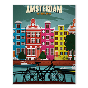 [나만의 미니 왕국]DIY 페인팅 네덜란드_암스테르담 PD01 (40x50)
