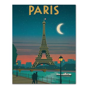 [나만의 미니 왕국]DIY 페인팅 파리_에펠탑 PD09 (40x50)