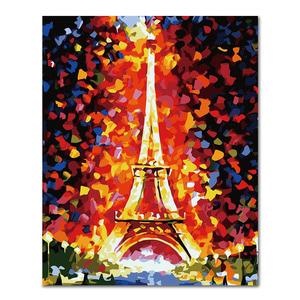 [나만의 미니 왕국]DIY 페인팅 다채로운 에펠탑 PH16 (40X50)