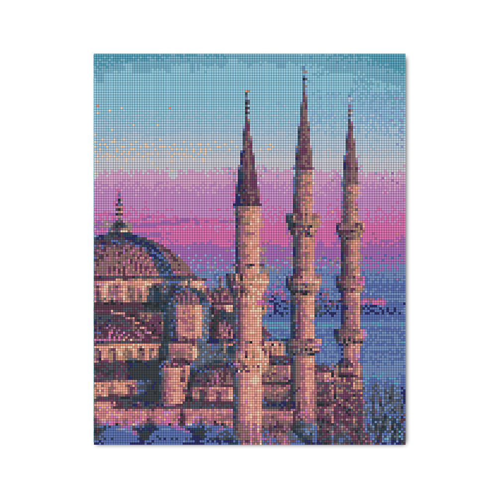 DIY 보석십자수 - 이스탄불 사원 BN05 (40x50)